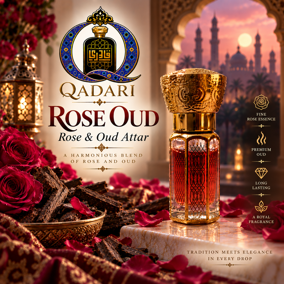 Rose Oud Royal - Where the Romance of Rose Meets the Majesty of Oud